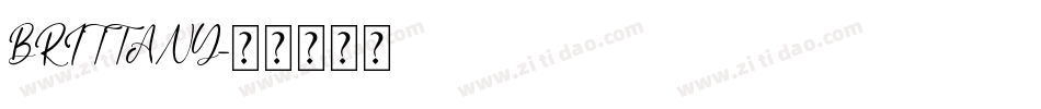 BRITTANY字体转换