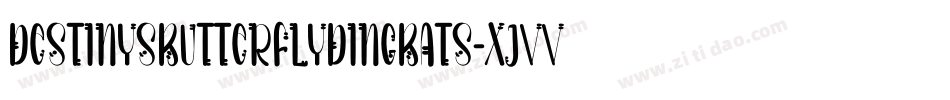 DestinysButterflyDingbats-xjVV字体转换