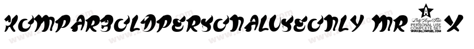KomparBoldPersonalUseOnly-MR3x字体转换 KomparBoldPersonalUseOnly-MR3x字体转换