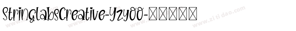 StringlabsCreative-YzyOO字体转换