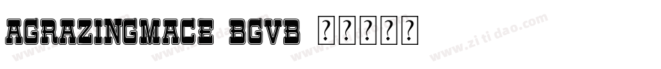 AGrazingMace-BgVB字体转换