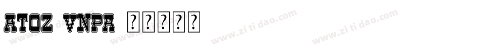 AToZ-vnpA字体转换