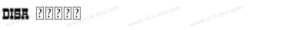DISA字体转换