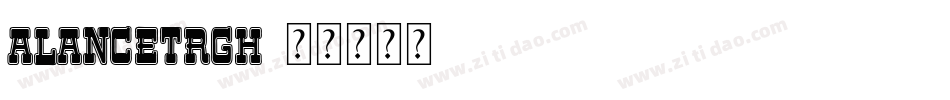 aLancetRgh字体转换