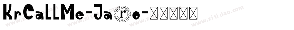 KrCallMe-Ja5o字体转换