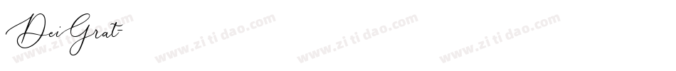 DeiGrat字体转换