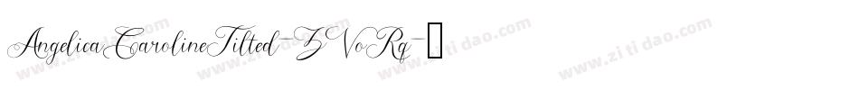 AngelicaCarolineTilted-ZVoRq字体转换
