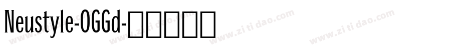 Neustyle-OGGd字体转换