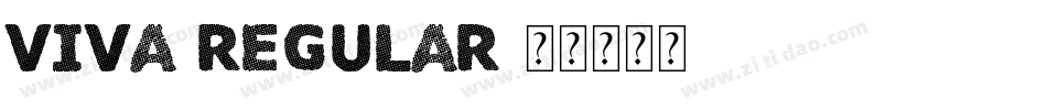 Viva-Regular字体转换