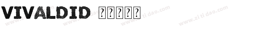 VivaldiD字体转换
