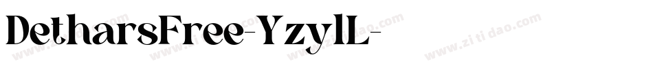 DetharsFree-YzylL字体转换