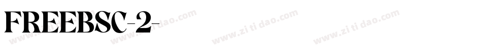 FREEBSC-2字体转换