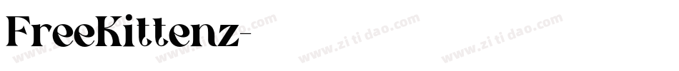 FreeKittenz字体转换