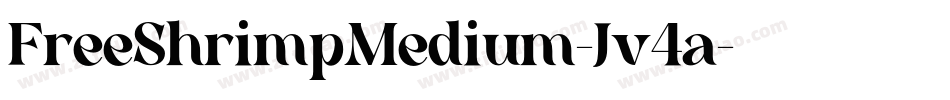 FreeShrimpMedium-Jv4a字体转换