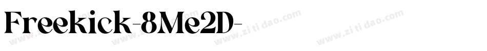 Freekick-8Me2D字体转换