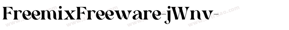 FreemixFreeware-jWnv字体转换