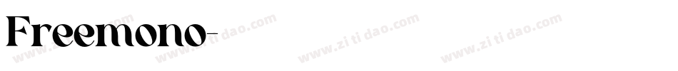 Freemono字体转换