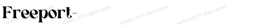Freeport字体转换