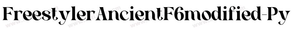 FreestylerAncientF6modified-Pyx2字体转换
