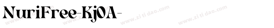NuriFree-KjOA字体转换