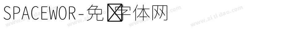 SPACEWOR字体转换
