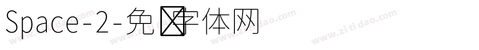 Space-2字体转换