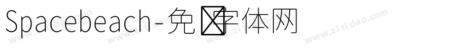Spacebeach字体转换