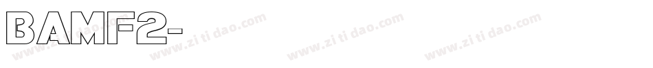 bamf2字体转换