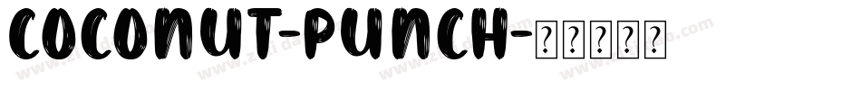 Coconut-Punch字体转换