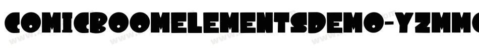 ComicBoomElementsDemo-YzMMO字体转换