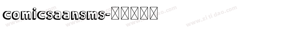 comicsaansms字体转换