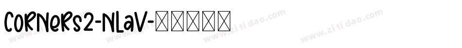 Corners2-nLaV字体转换