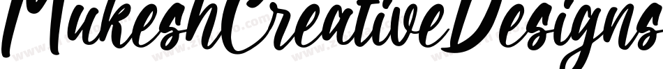 MukeshCreativeDesignsV2-rKJ7字体转换