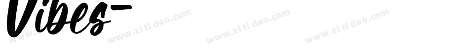 Vibes字体转换