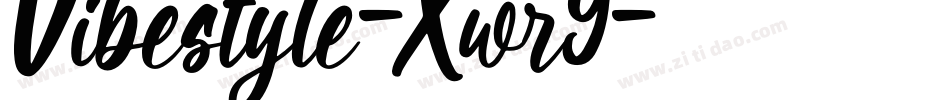Vibestyle-Xwr9字体转换