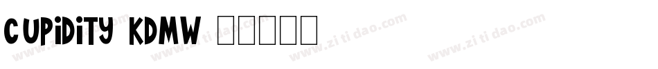 Cupidity-KdmW字体转换