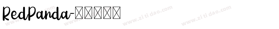 RedPanda字体转换