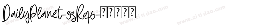 DailyPlanet-3zRq6字体转换