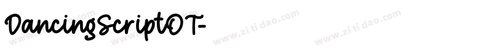 DancingScriptOT字体转换