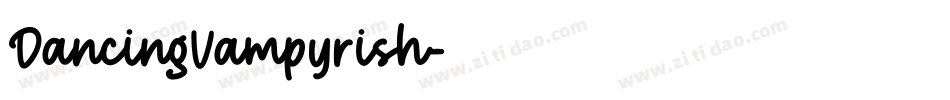 DancingVampyrish字体转换