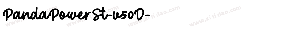 PandaPowerSt-v50D字体转换