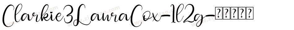 Clarkie3LauraCox-1l2g字体转换