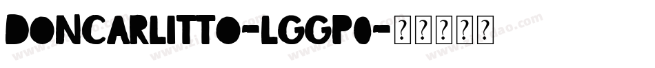 DonCarlitto-lggp0字体转换
