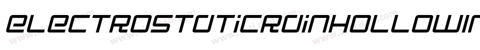 ElectroStaticRainHollowInve-LzXZ字体转换
