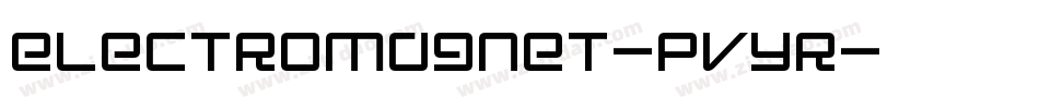 ElectroMagnet-pVYr字体转换