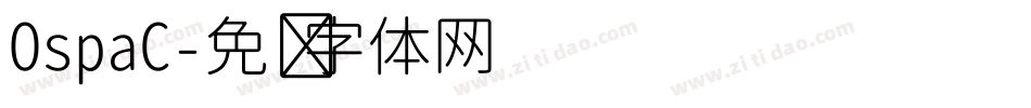 OspaC字体转换
