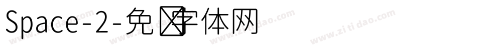 Space-2字体转换