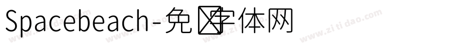 Spacebeach字体转换
