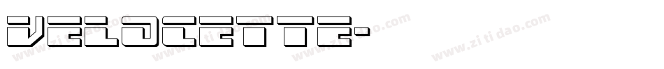 Velocette字体转换