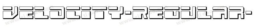 Velocity-Regular字体转换